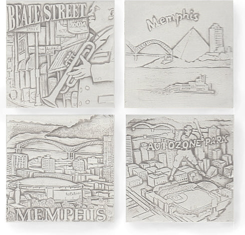 Scenes of Memphis by McCarter Coasters